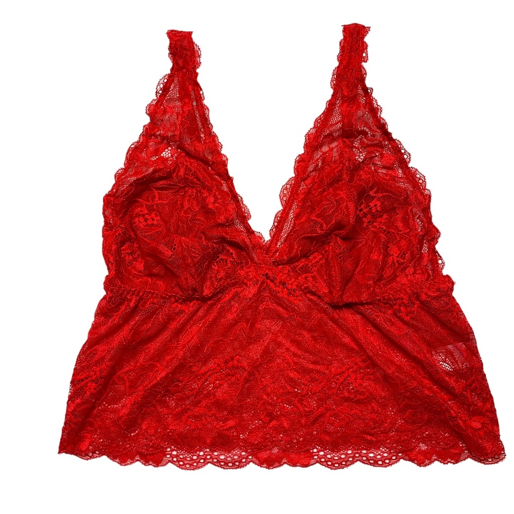 Jasmine and Ginger Lace Bralette Sz L
